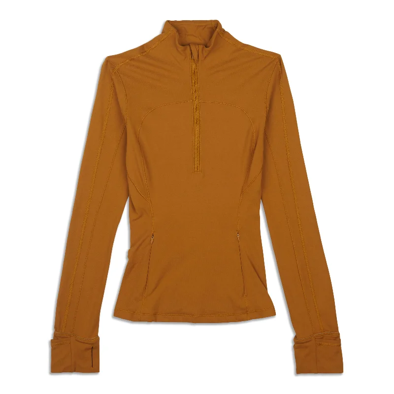 Loose Fit Yoga Tops for Easy Movement -Run Briskly Half-Zip - Resale