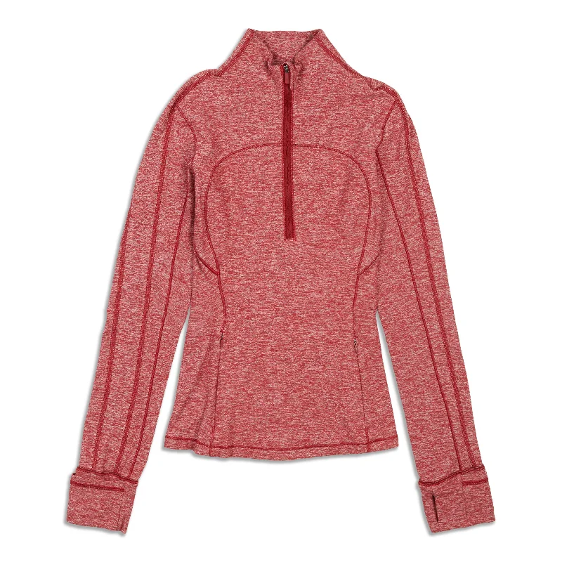 Yoga Tops for Core Strengthening -Run Briskly Zip Long Sleeve Shirt - Resale