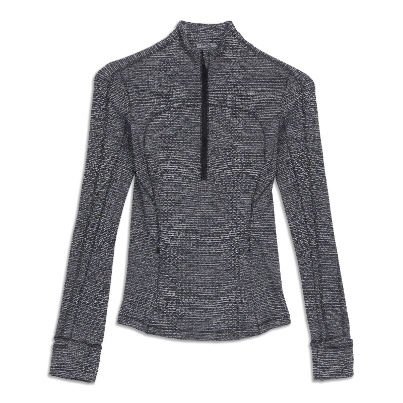 Stretchable Yoga Tops for Maximum Flexibility -Run Briskly Zip Long Sleeve Shirt - Resale