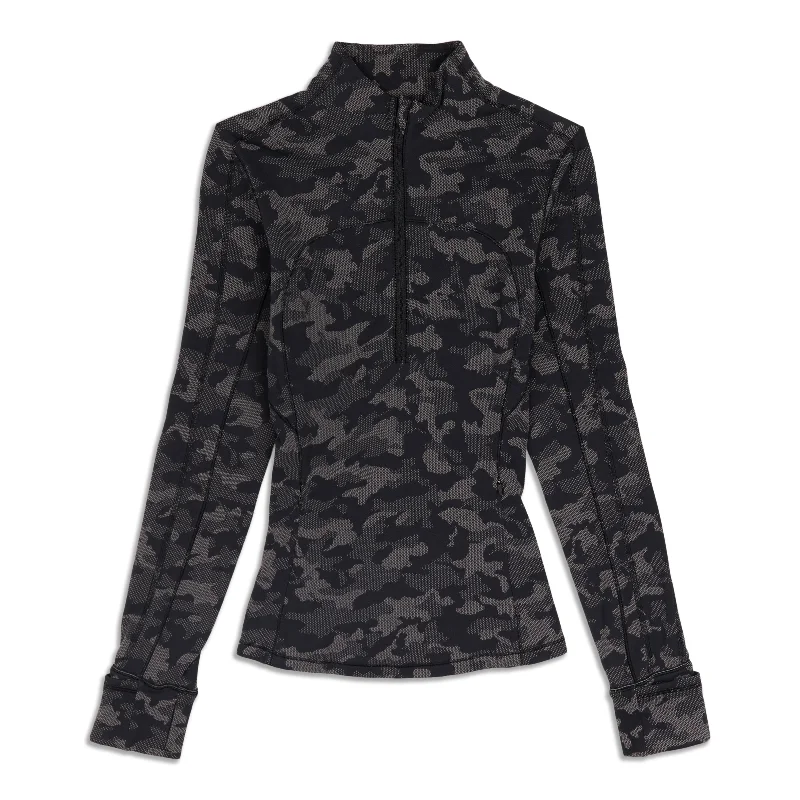 Loose Yoga Tops for Breathability -Run Briskly Zip Long Sleeve Shirt - Resale