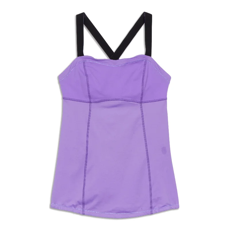 Stylish Yoga Tops with Open Back Design -Run Catch Me Tank Top - Resale