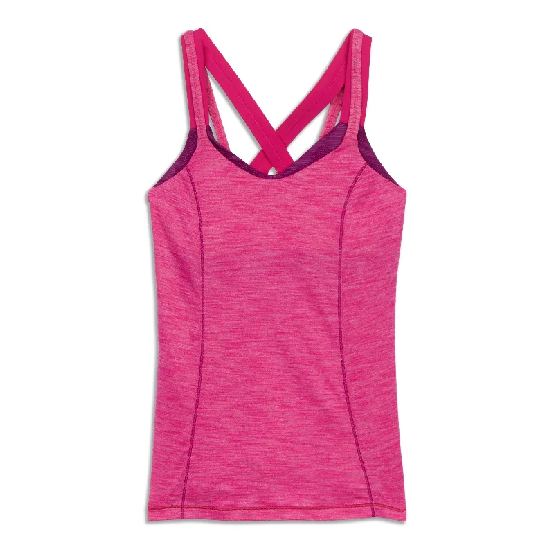 Yoga Tops for Women -Run For Gold Tank Top - Resale