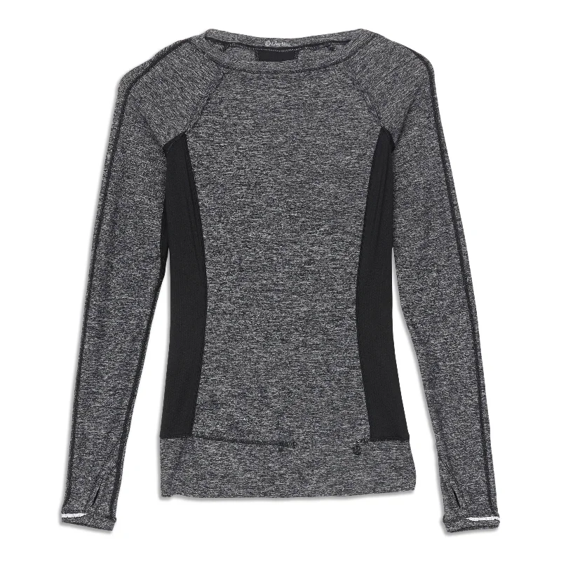 Performance Yoga Tops for Flexibility -Run Full Tilt Long Sleeve Shirt - Resale