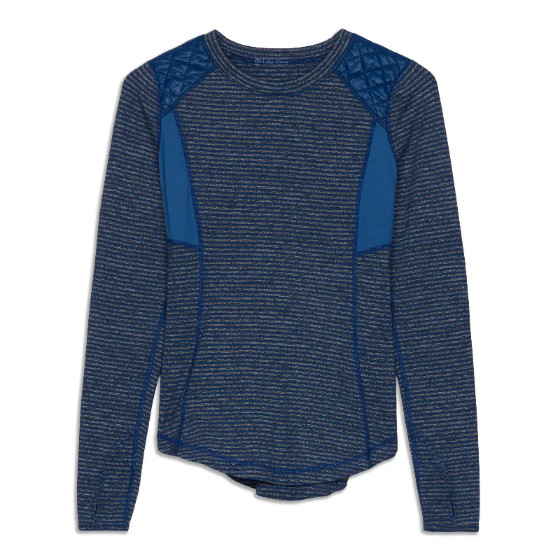 Yoga Tops with Breathable Mesh -Run Ice Queen Long Sleeve Shirt - Resale