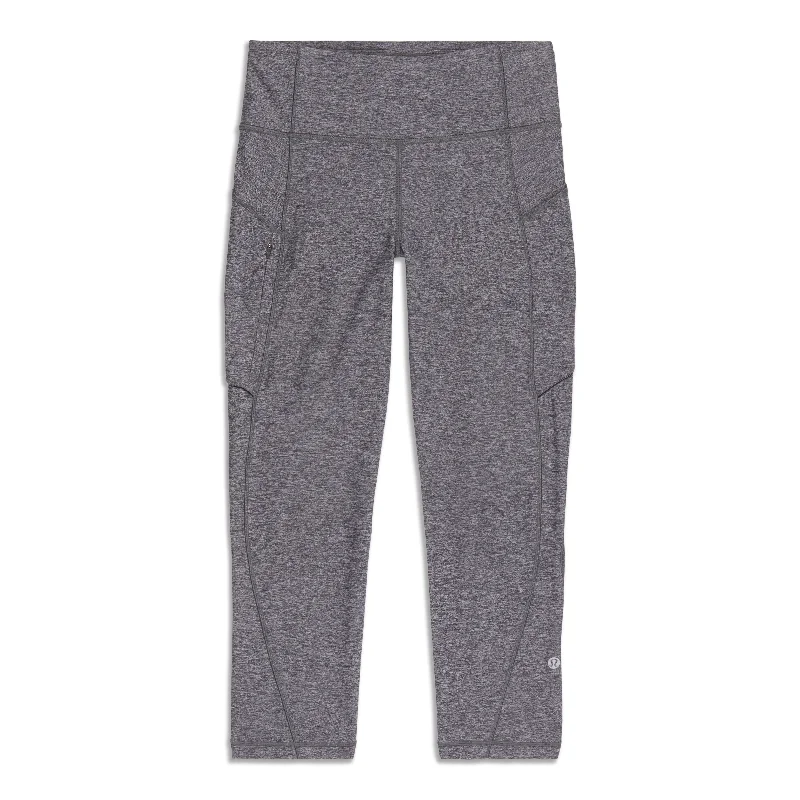 Soft and Supportive Yoga Pants -Run On Mid-Rise Crop - Resale