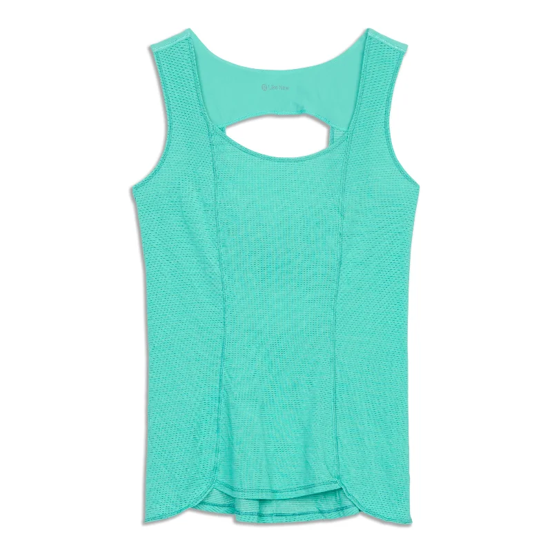 Yoga Tops for Low-Impact Exercises -Run Righteous Tank Top - Resale