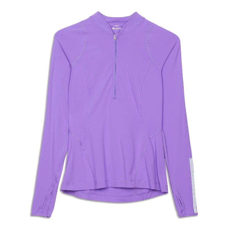 Loose Fit Yoga Tops for Comfort -Run Rise & Shine Pullover - Resale