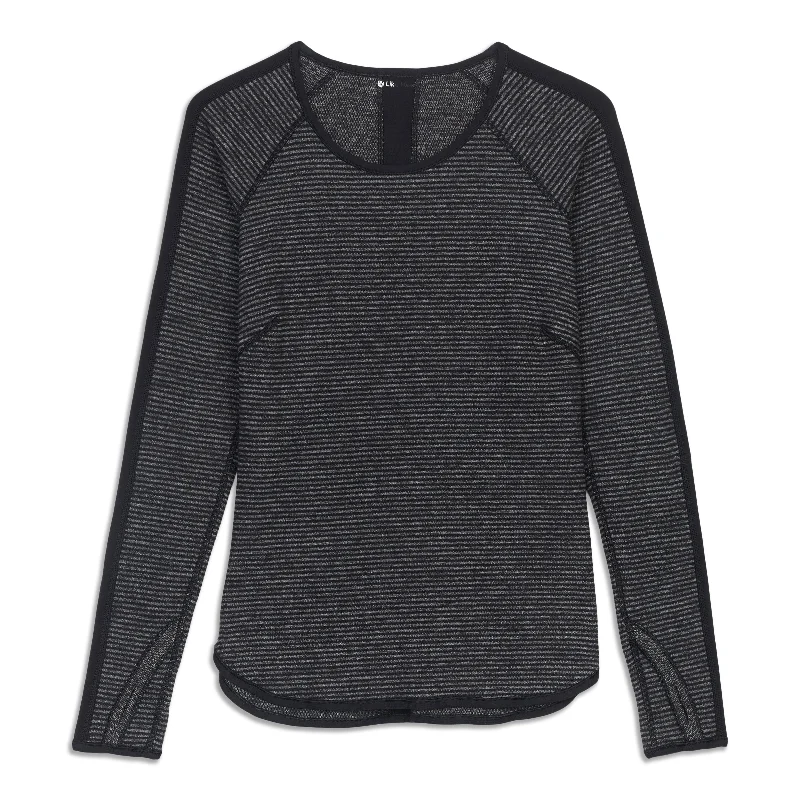 Mesh Yoga Tops for Women -Run Runder Under Long Sleeve Shirt - Resale
