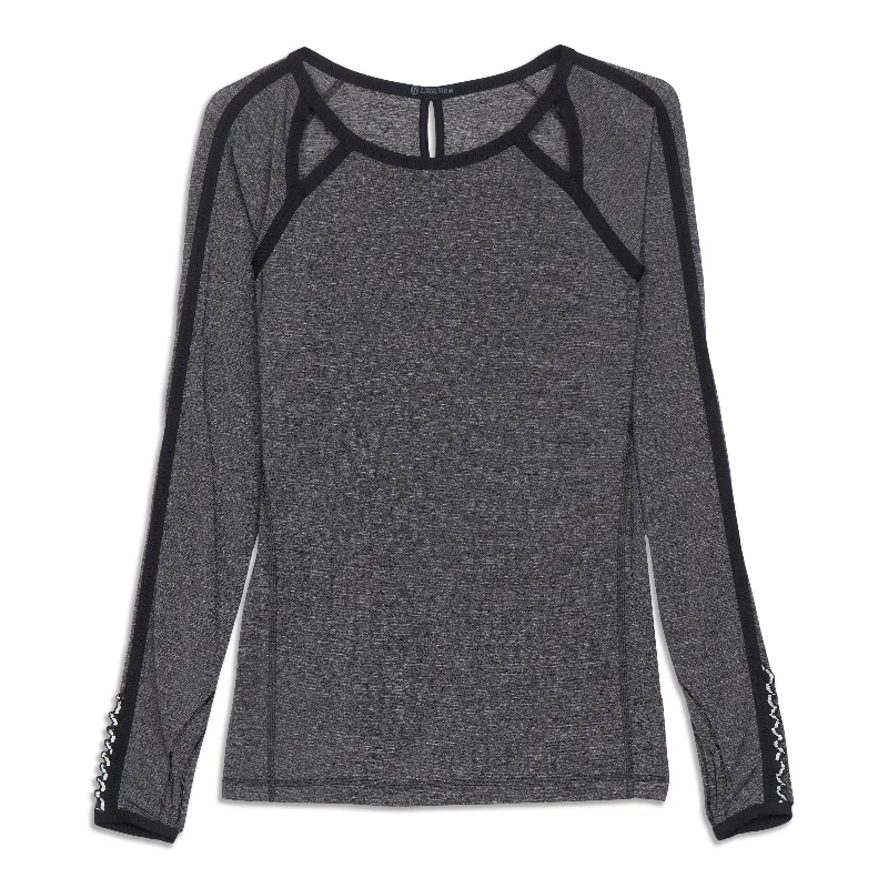 Women's Yoga Tops for Daily Wear -Run Team Spirit Long Sleeve Shirt - Resale