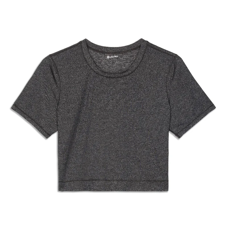 Fitted Yoga Tops for Optimal Movement -Run The Day Short Sleeve Shirt - Resale