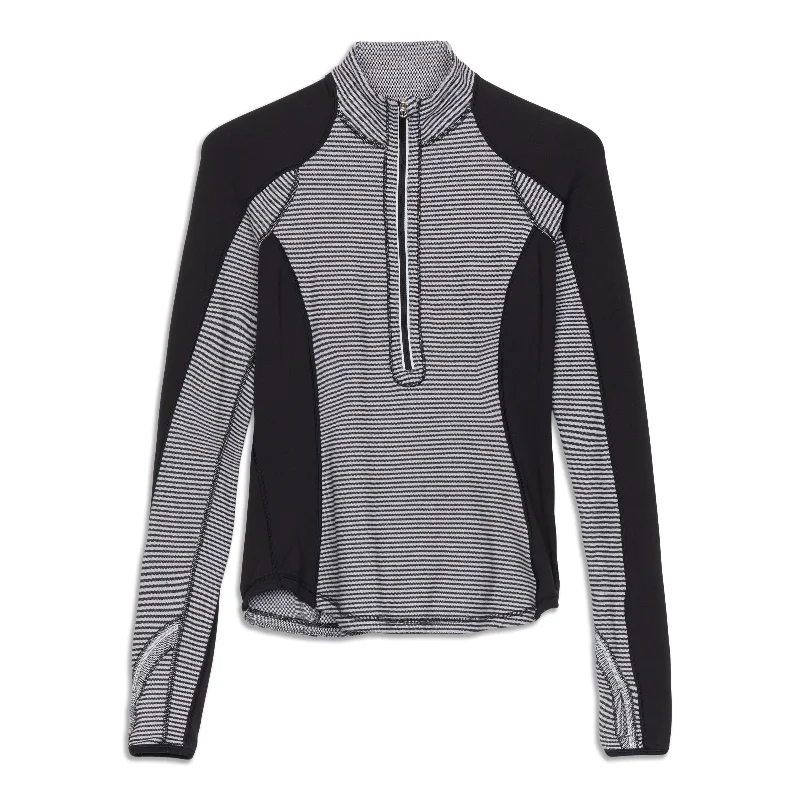 Yoga Tops for Warm Yoga Classes -Run U-Turn Pullover - Resale
