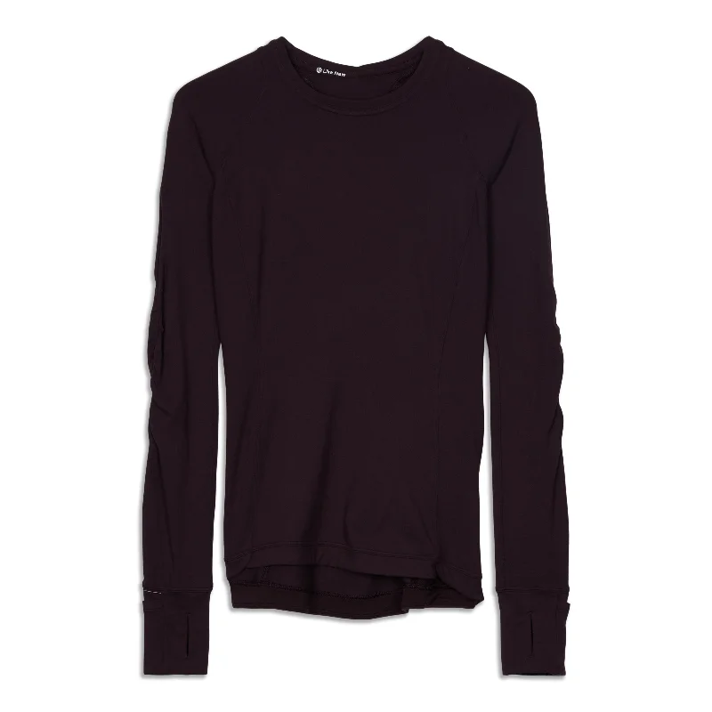 Fitted Yoga Tops with Breathable Design -Runderful Long Sleeve Shirt - Resale