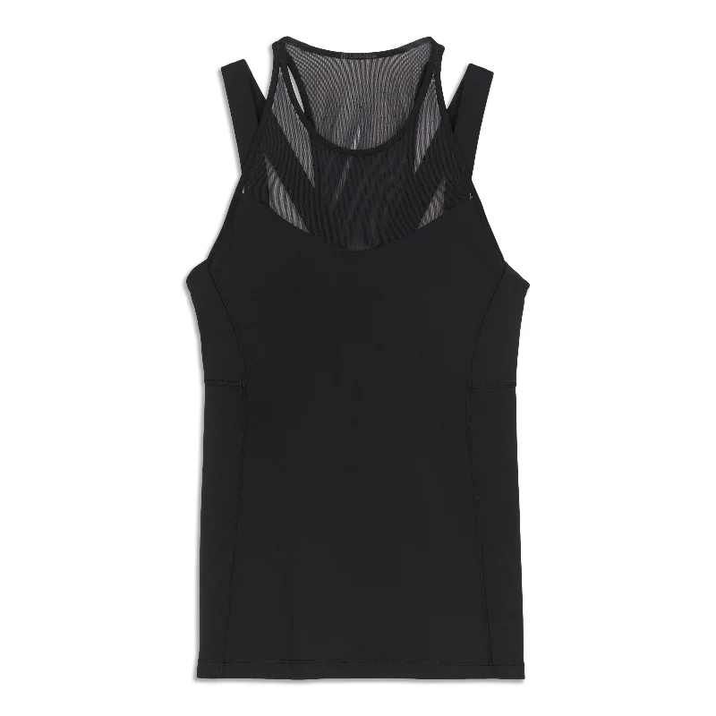 Active Yoga Tops for Intense Workouts -Running In The City Tank Top - Resale