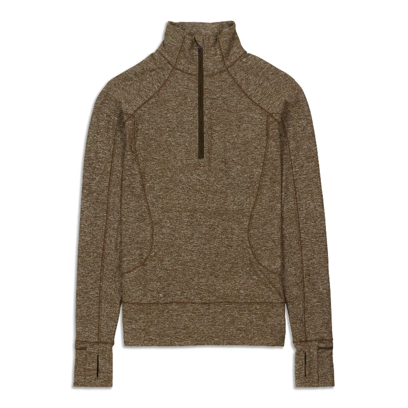 Yoga Tops for Hot Yoga and Stretching -Rush Hour Half-Zip - Resale