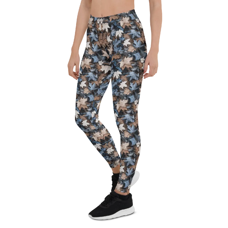 Women's Yoga Pants for Stretching and Flexibility -Rustic Leaf Leggings