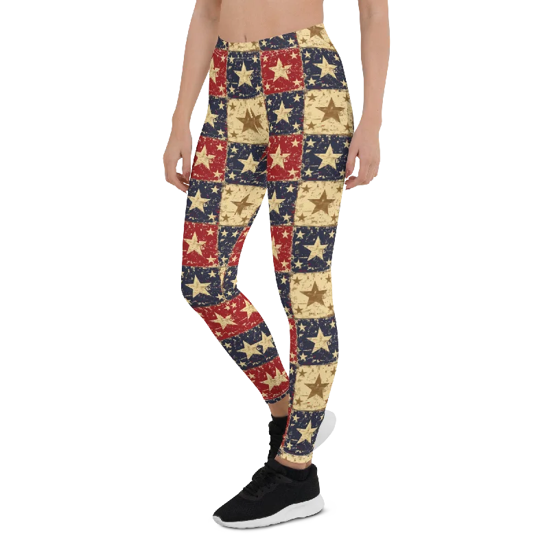 Yoga Pants for Maximum Flexibility -Rustic Star Leggings