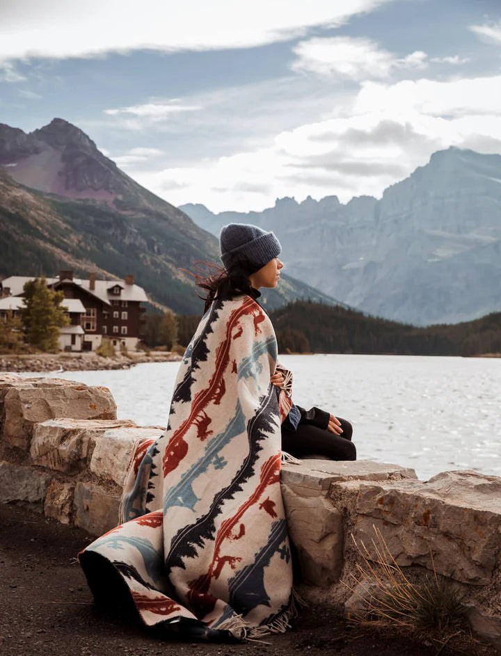 Yoga Pants with Pockets -SackCloth+Ashes Smokey Bear Blanket