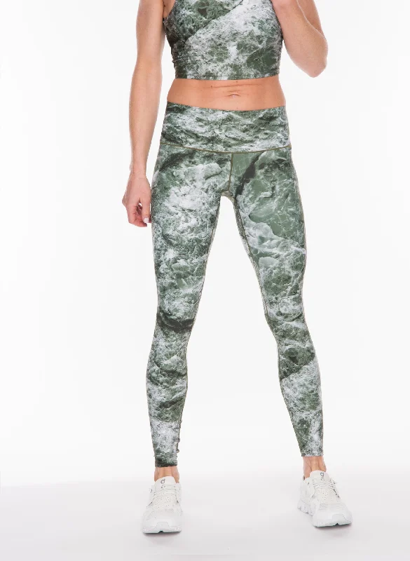Best Yoga Pants for Women -Sage Marble Yoga Pants