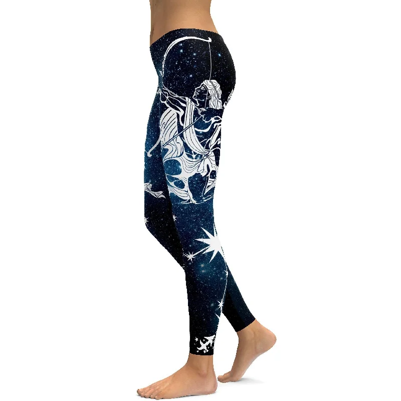 Yoga Pants with Comfortable Waistband -Sagittarius Leggings