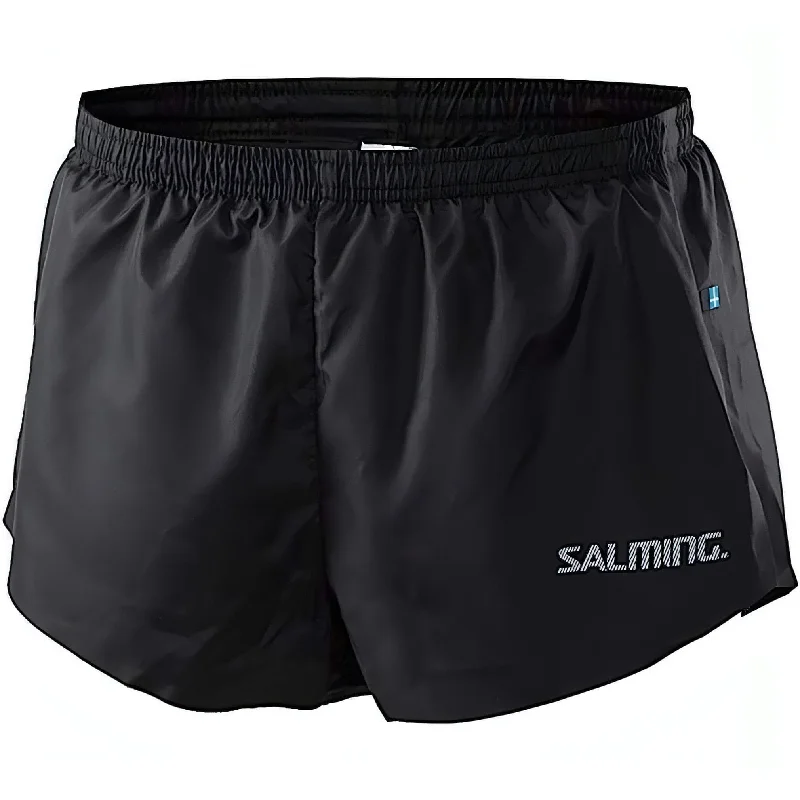Yoga Shorts for Women’s Yoga Practice -Salming Race Mens Running Shorts - Black