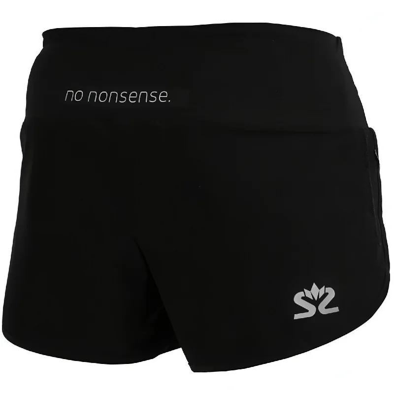Yoga Shorts for Deep Stretch Workouts -Salming Spark Womens Running Shorts - Black