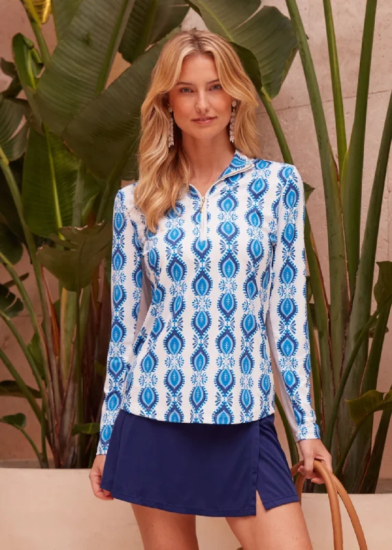 Yoga Tops for Women -San Sebastian 1/4 Zip Sport Top