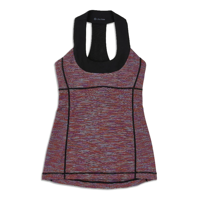 Yoga Tops for Deep Flexibility Training -Scoop Neck Neck Tank Top - Resale