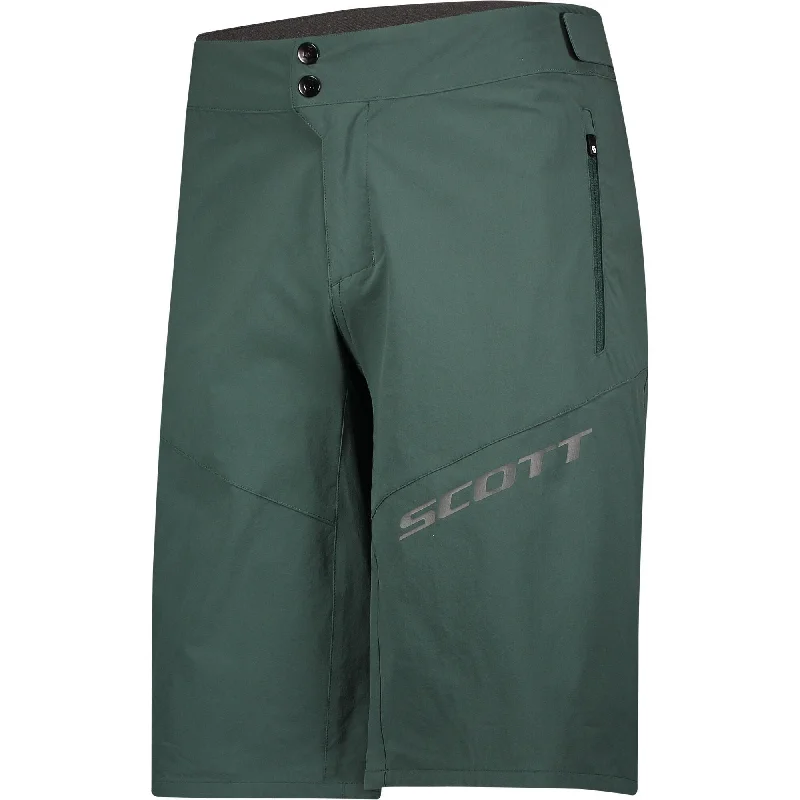 Yoga Shorts for Hot Yoga Classes -Scott Endurance Loose Fit Padded Mens Cycling Shorts - Green Yoga Shorts for Hot Yoga Classes -Scott Endurance Loose Fit Padded Mens Cycling Shorts - Green