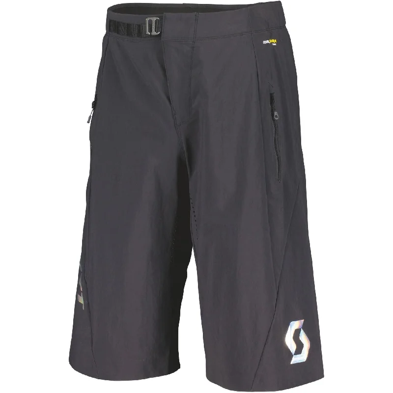 Yoga Shorts with Breathable Fabric -Scott Trail Tuned Padded Mens Cycling Shorts - Black Yoga Shorts with Breathable Fabric -Scott Trail Tuned Padded Mens Cycling Shorts - Black