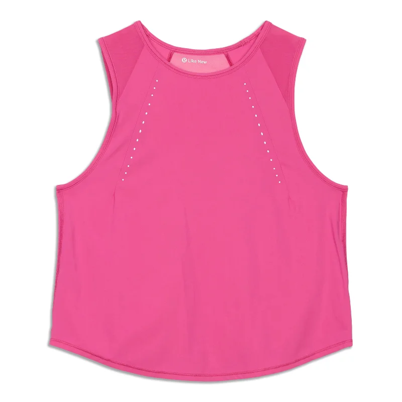 Yoga Tops with Spaghetti Straps for Breathability -Sculpt Cropped Tank Top - Resale