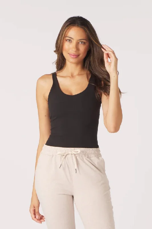 Yoga Shorts with Adjustable Fit -Sculpt Skimmer - Black *Restocks in October
