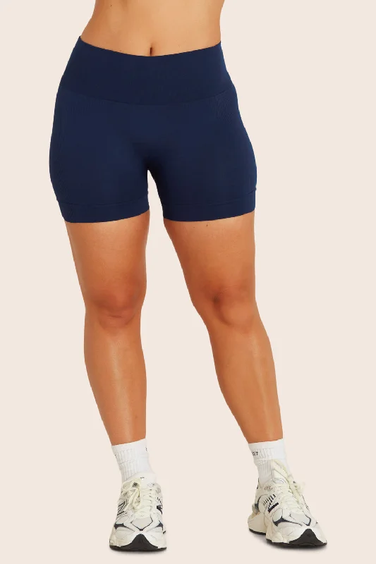 Compression Yoga Shorts for Flexibility -SCULPTFLEX® BIKE SHORTS - TWILIGHT