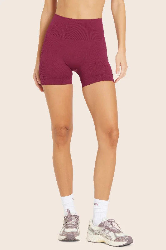 Comfortable Yoga Shorts for Long Sessions -SCULPTFLEX® BIKE SHORTS - WILDBERRY
