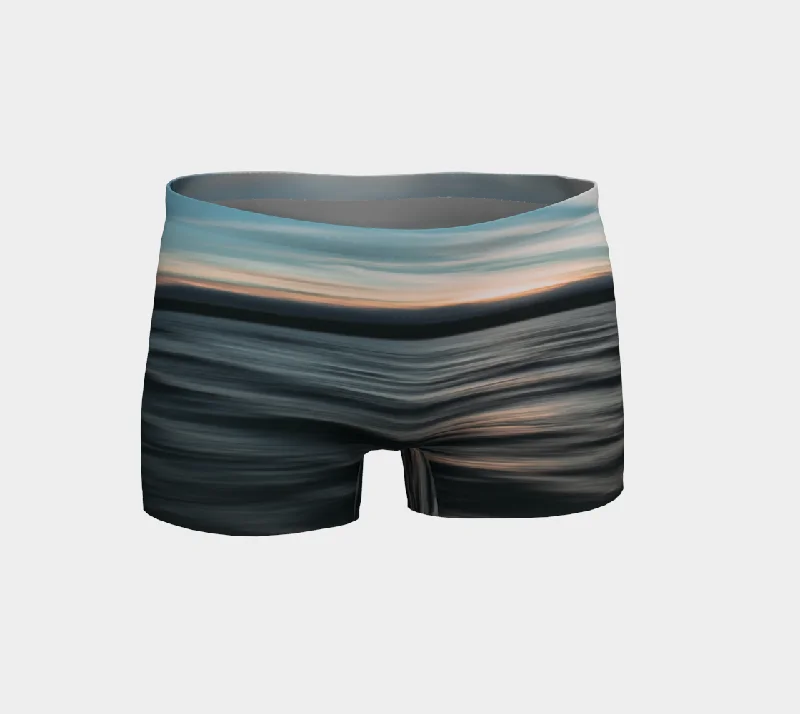 Stretchable Yoga Shorts for Women’s Fitness -Sea Ripples Workout Shorts