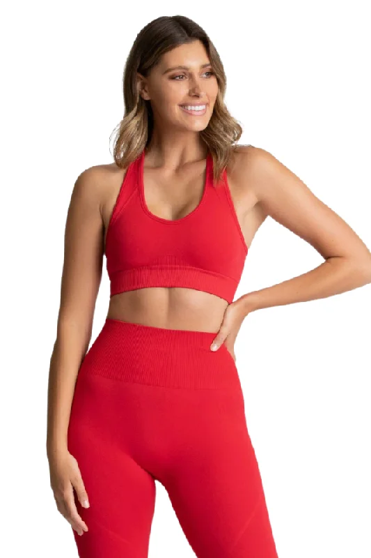 Comfortable Yoga Tops for Intense Sessions -Seamless Bra