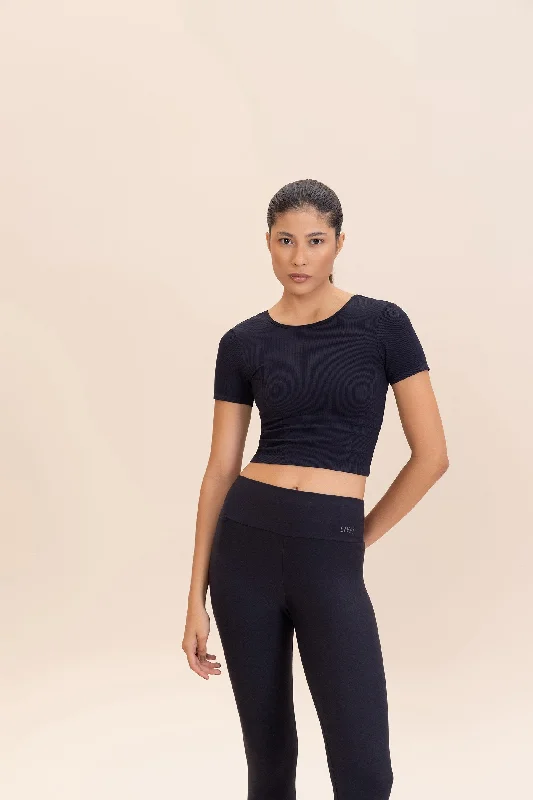 Yoga Tops for Running -Seamless Knit® T-Shirt