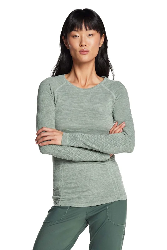 Stylish Yoga Tops for Studio and Gym -Second Skin Seamless Long Sleeve Top
