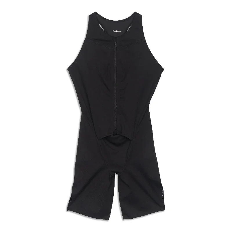 Yoga Tops with Full Coverage -SenseKnit Running One-Piece - Resale