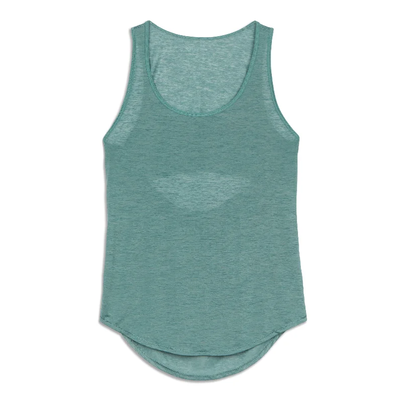 Yoga Tops for Everyday Yoga -Set The Course Tank Top - Resale