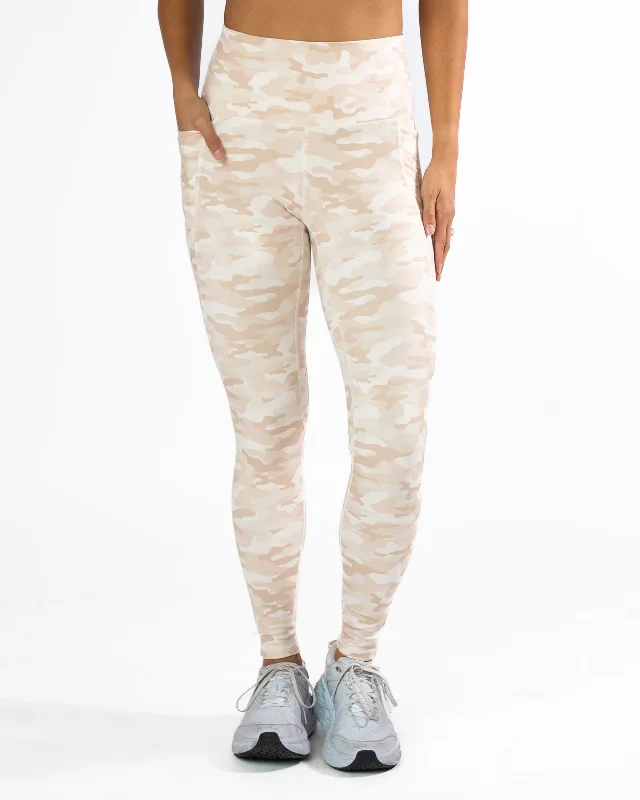 Yoga Pants for Every Practice and Pose -Shakti Leggings (27 in. inseam) - Latte Camo