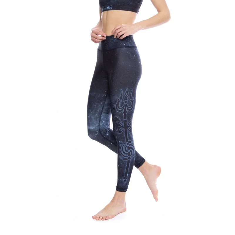 Soft Yoga Pants for Relaxation -Shambhala Barcelona - Trident Leggings