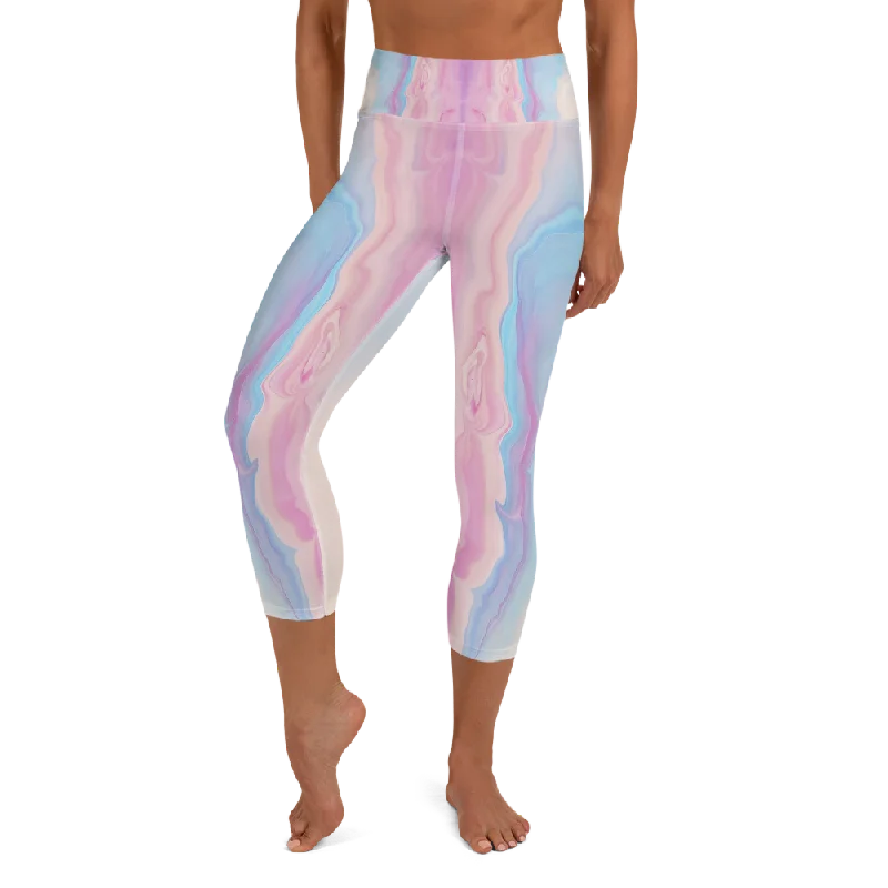 Stretchable Yoga Pants for Women -Harmony High Waist Yoga Capri Leggings