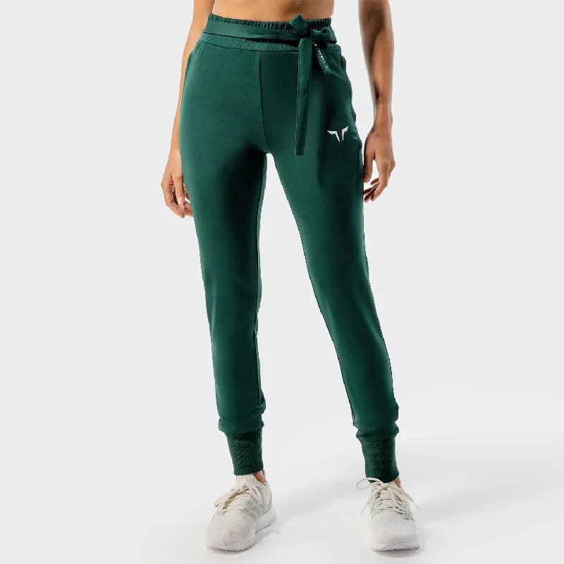 Yoga Pants for Comfort and Support -She-Wolf Do-Knot-Joggers - Bottle Green