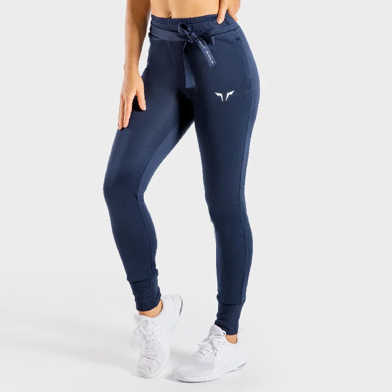 Flattering Yoga Pants for Women -She-Wolf Do-Knot-Joggers - Navy