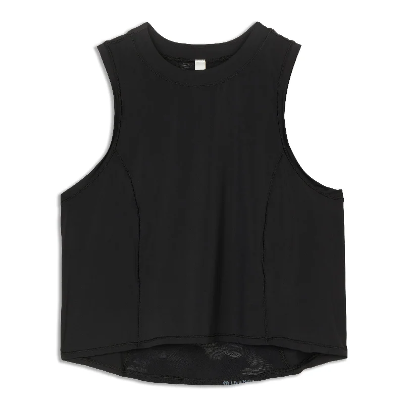 Yoga Tops for Comfortable Movement -Sheer Will Tank Top - Resale