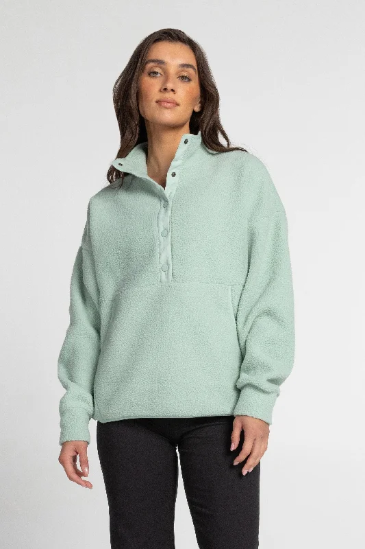 Seamless Yoga Tops for Comfort and Fit -Sherpa Trail Pullover