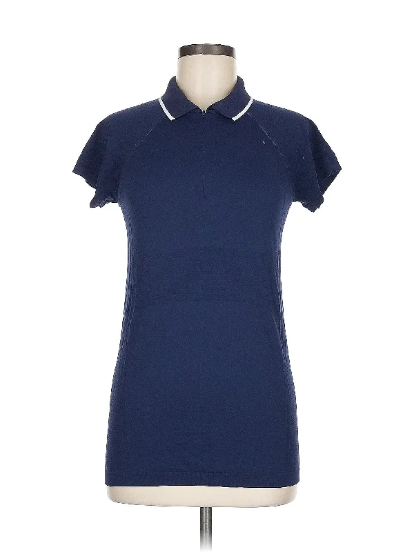 Yoga Tops for Strength Training and Poses -Short Sleeve Polo