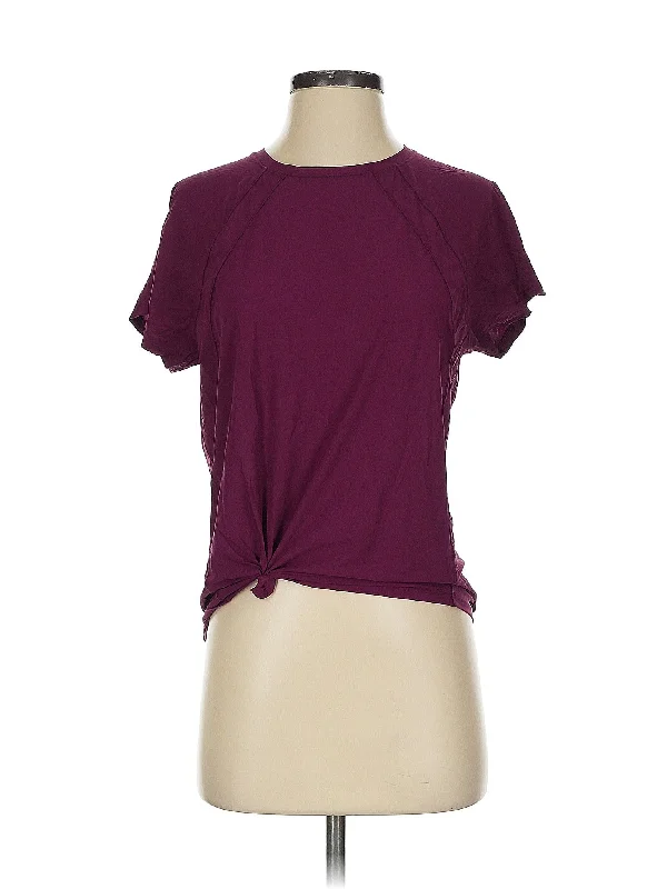 Zip-Up Yoga Tops for Extra Support -Short Sleeve T Shirt