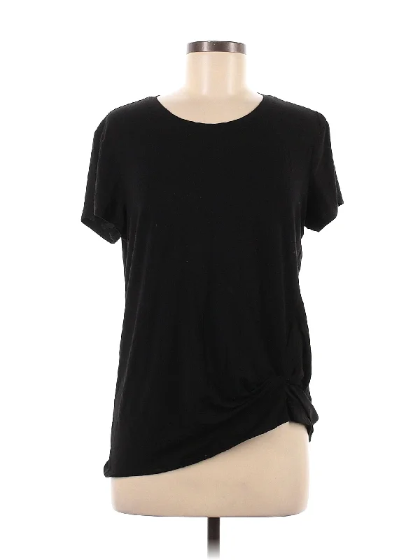 Yoga Tops with Built-In Support Bra -Short Sleeve T Shirt