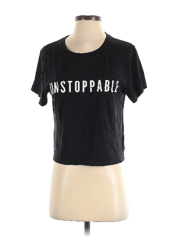 Women's Yoga Tops with Long Sleeves for Coverage -Short Sleeve T Shirt